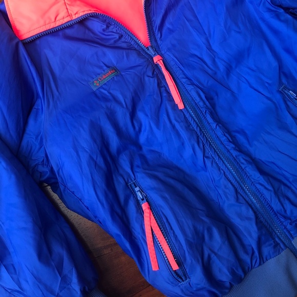 90’s Retro VNTG Columbia Jacket Reversible - Picture 2 of 8